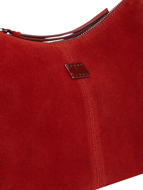 TJW SLOUCHY Shoulder bag, in suede leather Arizona Red - Women&rsquo;s Bags