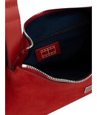 TOMMY HILFIGER TJW SLOUCHY Shoulder bag, in suede leather Arizona Red - Women&rsquo;s Bags - 5