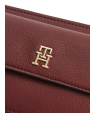 TOMMY HILFIGER TH ICON Mini shoulder bag velvet maroon - Women&rsquo;s Bags - 5