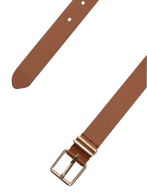 TH SQUARE Leather belt cognac - Belts