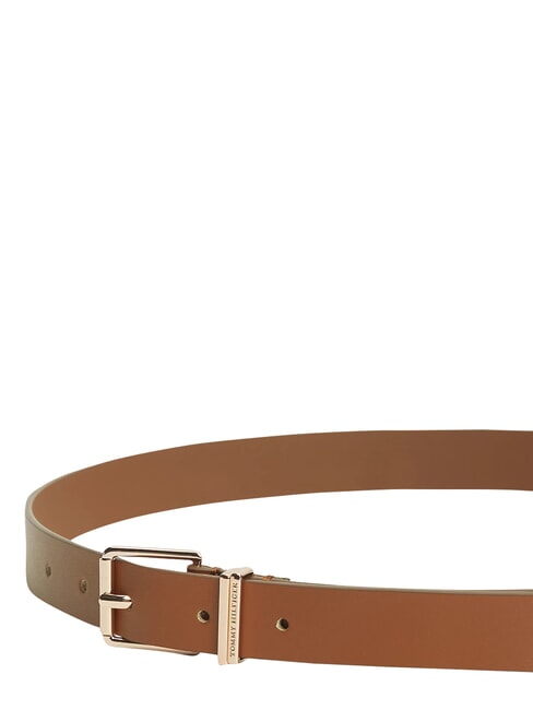 TH SQUARE Leather belt cognac - Belts