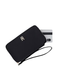 TOMMY HILFIGER TH LOGOTAPE Zip-around wallet black - Women&rsquo;s Wallets - 3