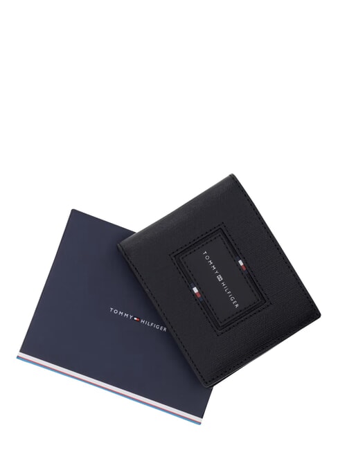 TH FOUNDATION Leather credit card holder black - Men&rsquo;s Wallets