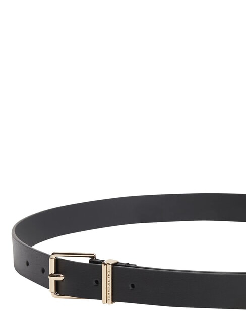 TH SQUARE Leather belt black - Belts