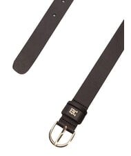 TOMMY HILFIGER ESSENTIAL EFFORTLESS Leather Belt Made in Italy brown fondant - Belts - 4