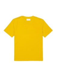 BIKKEMBERGS ICONIC Cotton T-shirt, short sleeve yellow - T-shirt - 3