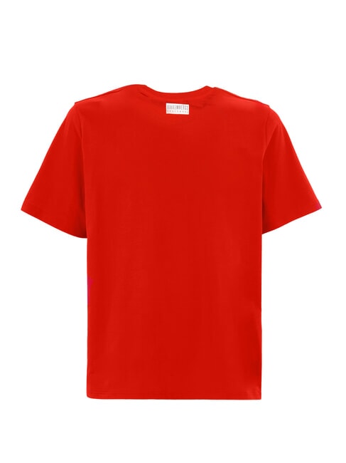 ICONIC Cotton T-shirt, short sleeve red - T-shirt