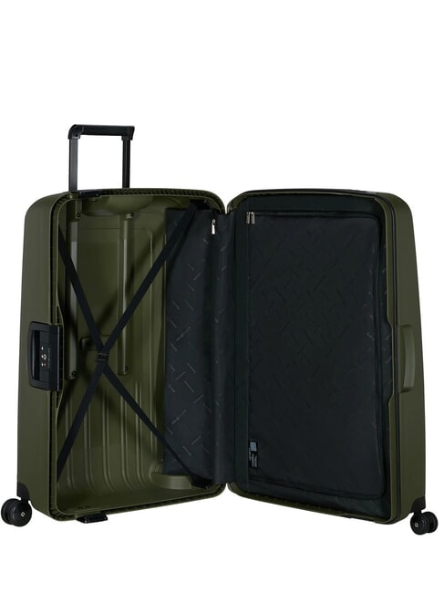 trolley S CURE, large size olives - Rigid Trolley Cases