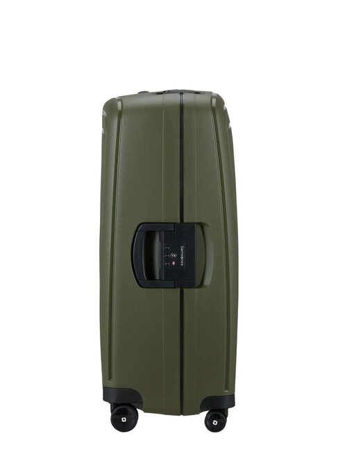 trolley S CURE, large size olives - Rigid Trolley Cases