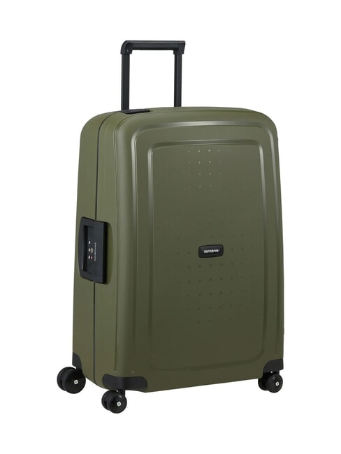 Trolley S'CURE Line, medium size olives - Rigid Trolley Cases