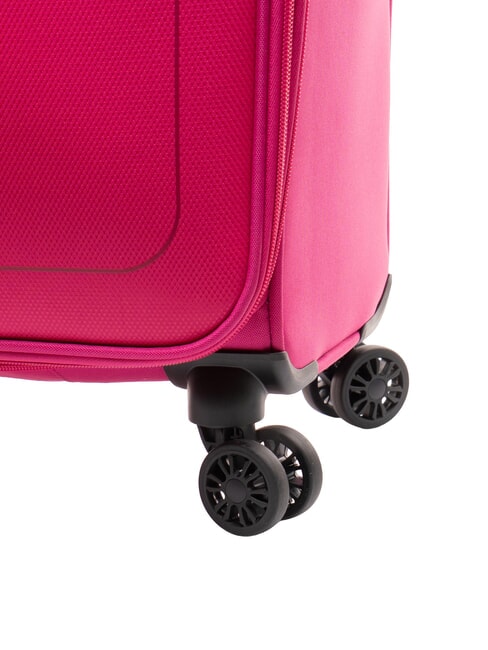 AIR WAVE Medium Trolley, Expandable berry blast - Semi-rigid Trolley Cases