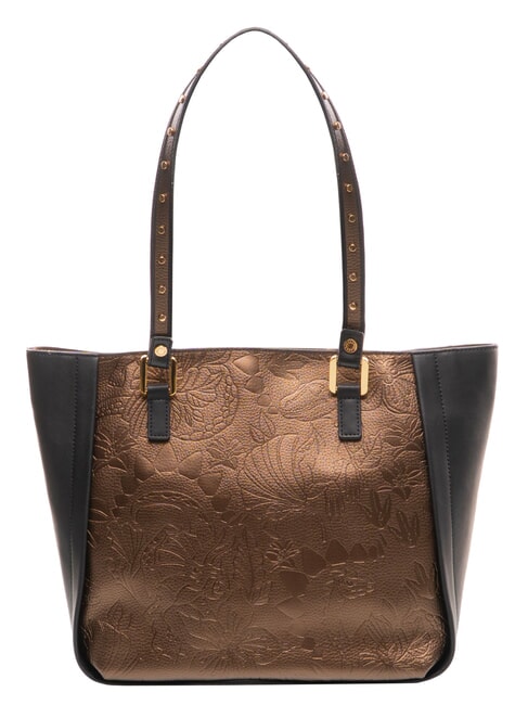 LOLA Shopping Bag in leather black/bronze - Women&rsquo;s Bags