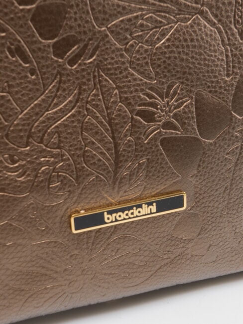 LOLA Shopping Bag in leather black/bronze - Women&rsquo;s Bags