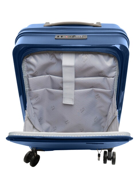 PEGASUS Hand Luggage Trolley, with PC holder navy blue - Hand luggage