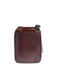 PIQUADRO BLUE SQUARE  iPad Mini bag MAHOGANY - Over-the-shoulder Bags for Men - 3