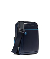 PIQUADRO BLUE SQUARE  iPad Mini bag blue - Over-the-shoulder Bags for Men - 2