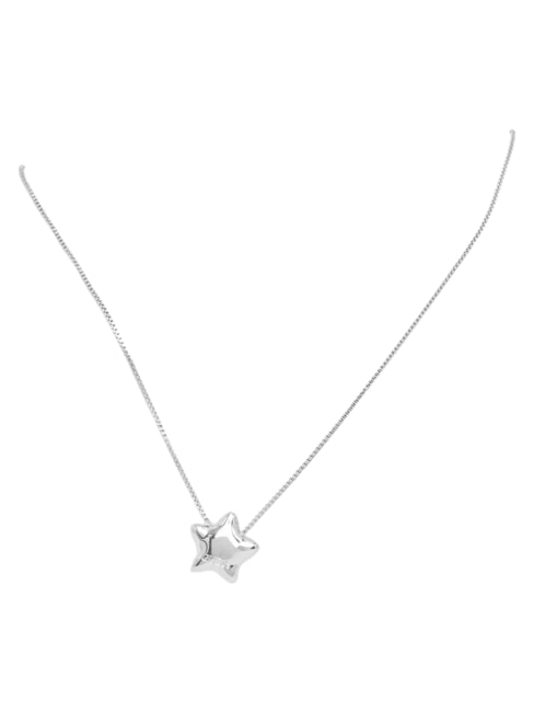 ICONIQUE Steel necklace SILVER - Necklaces