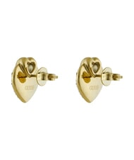 GUESS CRAZY IN LOVE Steel earrings yellow gold - Earrings - 3