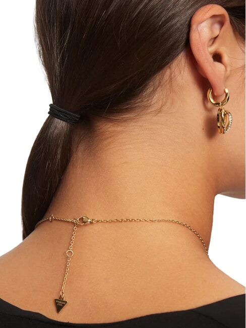 MON AMOUR Steel necklace yellow gold - Necklaces
