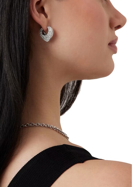 CRAZY IN LOVE Steel earrings SILVER - Earrings