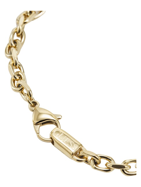 X PLATE Polished steel bracelet yellow gold - Men's Bracelets