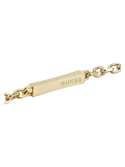 X PLATE Polished steel bracelet yellow gold - Men's Bracelets
