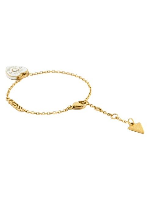 AMORE Steel bracelet yellow gold/white - Bracelets