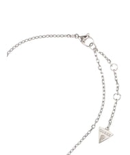 GUESS FLUID HEARTS Steel necklace SILVER - Necklaces - 3