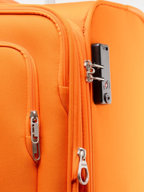 AIR WAVE Medium Trolley, Expandable juicy orange - Semi-rigid Trolley Cases