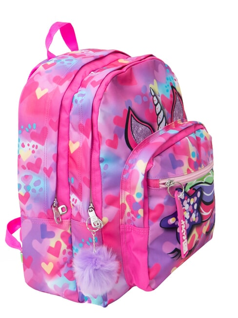 SJ EVER UNICORNSIDE GIRL Backpack BLACK STRIPED FOREST - Backpacks & School and Leisure
