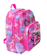 SJGANG SJ EVER UNICORNSIDE GIRL Backpack BLACK STRIPED FOREST - Backpacks & School and Leisure - 4