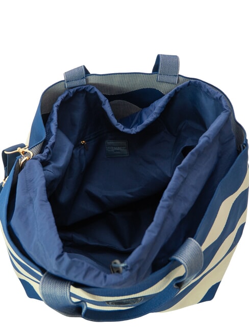 KNITTED Handbag with shoulder strap cream/navy - Women&rsquo;s Bags