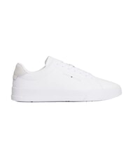 TOMMY HILFIGER TH Leather sneakers white - Men&rsquo;s shoes - 6