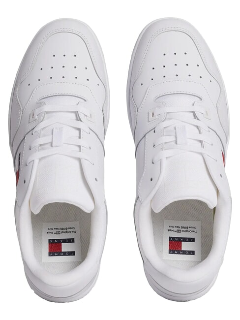 TOMMY JEANS Leather sneakers white - Men&rsquo;s shoes
