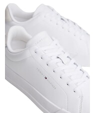 TOMMY HILFIGER TH Leather sneakers white - Men&rsquo;s shoes - 7