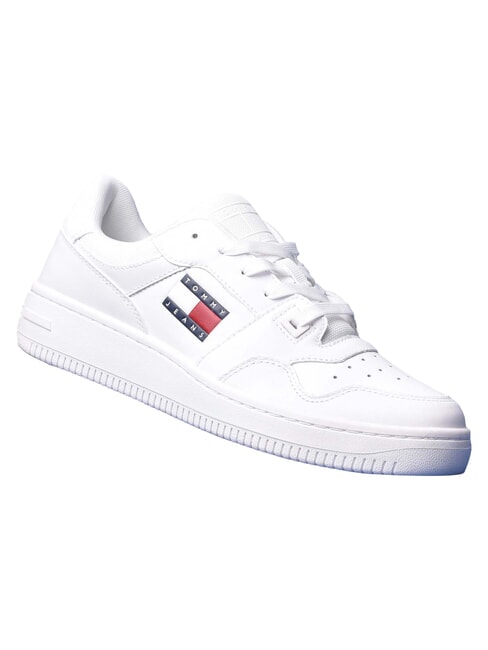 TOMMY JEANS Leather sneakers white - Men&rsquo;s shoes