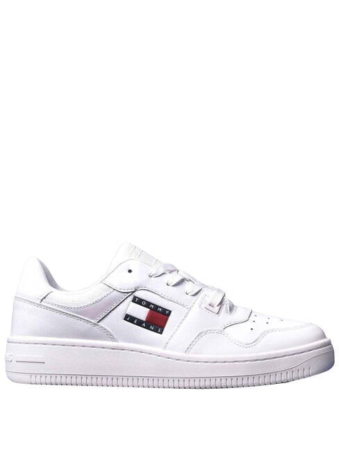 TOMMY JEANS Leather sneakers white - Men&rsquo;s shoes
