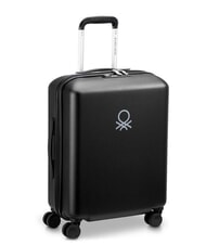 BENETTON By DELSEY UCB HARD Hand Luggage Trolley Black - Hand luggage - 3
