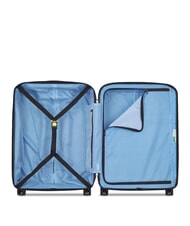 BENETTON By DELSEY UCB HARD Cabin + Medium + Large Trolley Set  Black - Trolley Set - 5