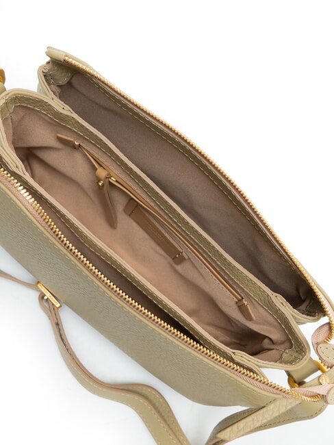 BROOKE Hammered leather shoulder bag willow - Women&rsquo;s Bags