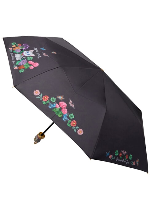 BASIC Mini umbrella with manual opening black - Umbrellas
