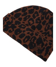 BRACCIALINI COLD WEATHER Hat with cuffed brim leopard - Hats - 2