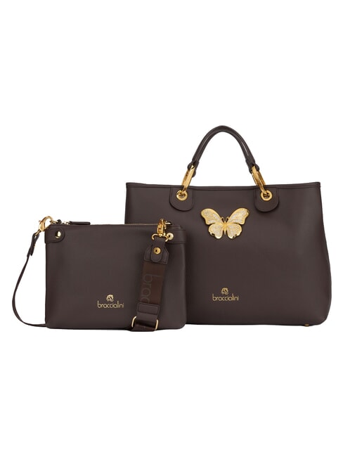 BETH JEWELS L Double handle handbag, with shoulder strap brown - Women&rsquo;s Bags