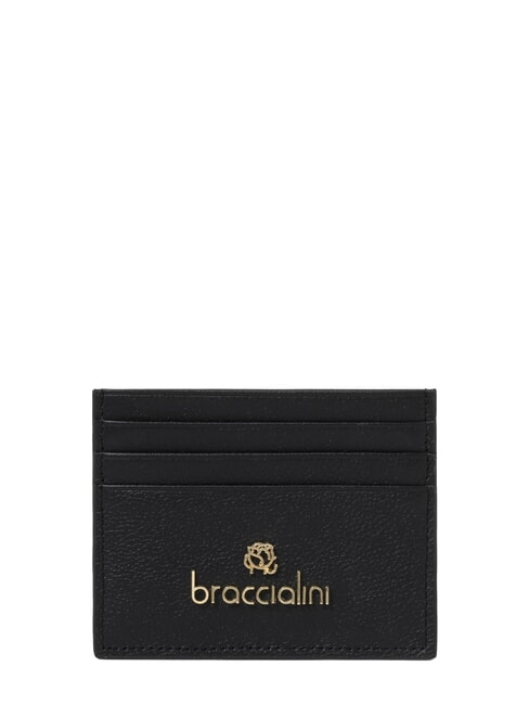 BASIC Flat leather card holder black - Women&rsquo;s Wallets