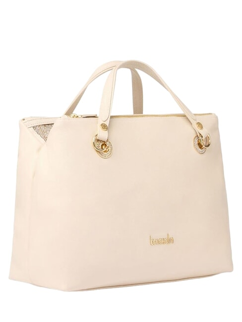 NORA Leather handbag with shoulder strap beige - Women&rsquo;s Bags