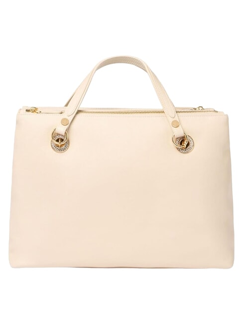 NORA Leather handbag with shoulder strap beige - Women&rsquo;s Bags