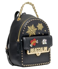 BRACCIALINI ROCK Backpack with front clip pocket black - Women&rsquo;s Bags - 2