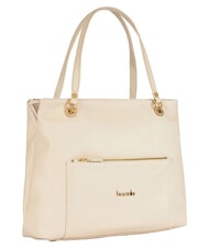 BRACCIALINI NORA Leather shoulder bag with pocket beige - Women&rsquo;s Bags - 2