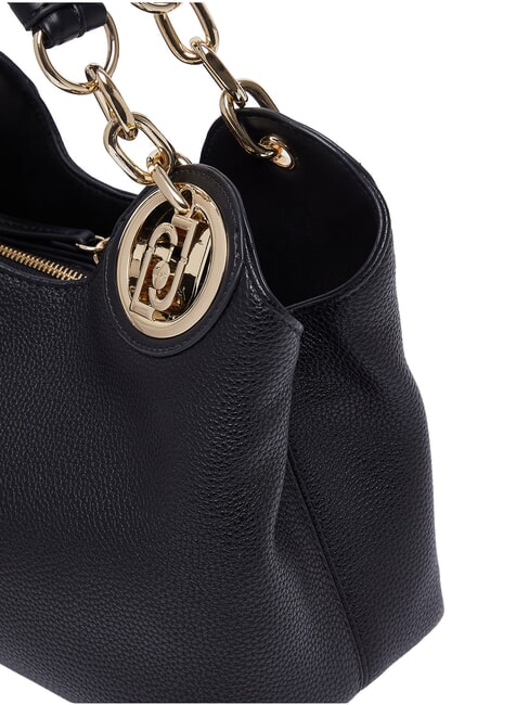 FAIZA Handbag, with shoulder strap black/brass gold - Women&rsquo;s Bags