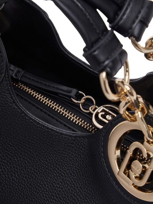 FAIZA Handbag, with shoulder strap black/brass gold - Women&rsquo;s Bags